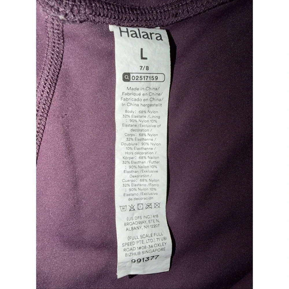 Halara UltraSculpt High Waisted Tummy Control Legging LG Pocket Shaping Training - Picture 3 of 5